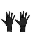 Icebreaker Merino 200 Oasis Merino Wool Glove Liners, Unisex, Adult, Medium, Black - Light Gloves for Men, Women for Added Warmth in Winter Conditions...