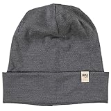 Minus33 Ridge Cuff Beanie - 100% Merino Wool - Charcoal Gray - Warm Winter Hat