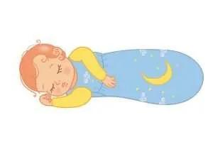 赤ちゃん寝袋の描画