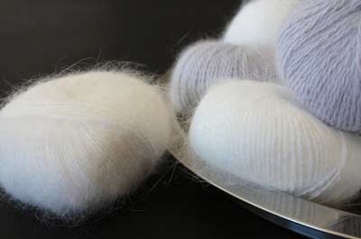 fluffy-white-Angora-Wool