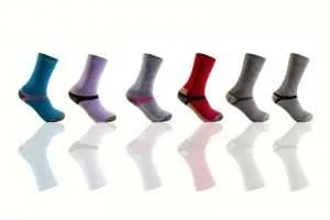 Merino wool socks colored