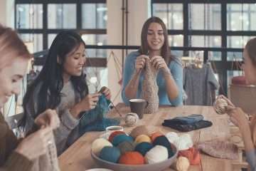 Knitting Group Therapy