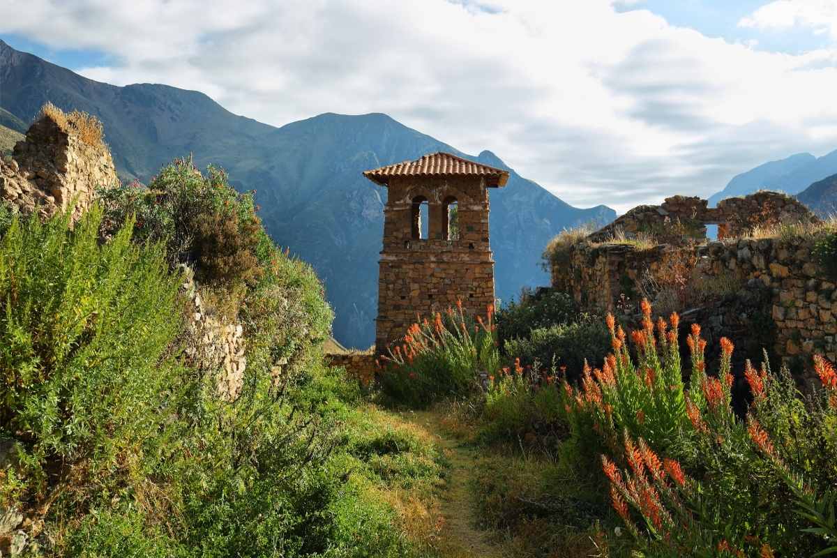 Huaquis village in Nor Yauyos Cochas, Peru