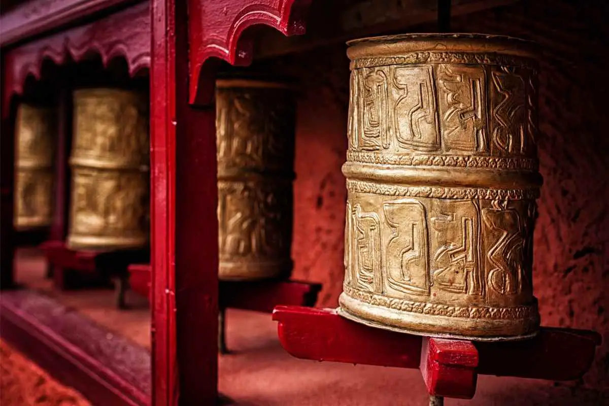 Buddhist Prayer Wheels , Ladakh