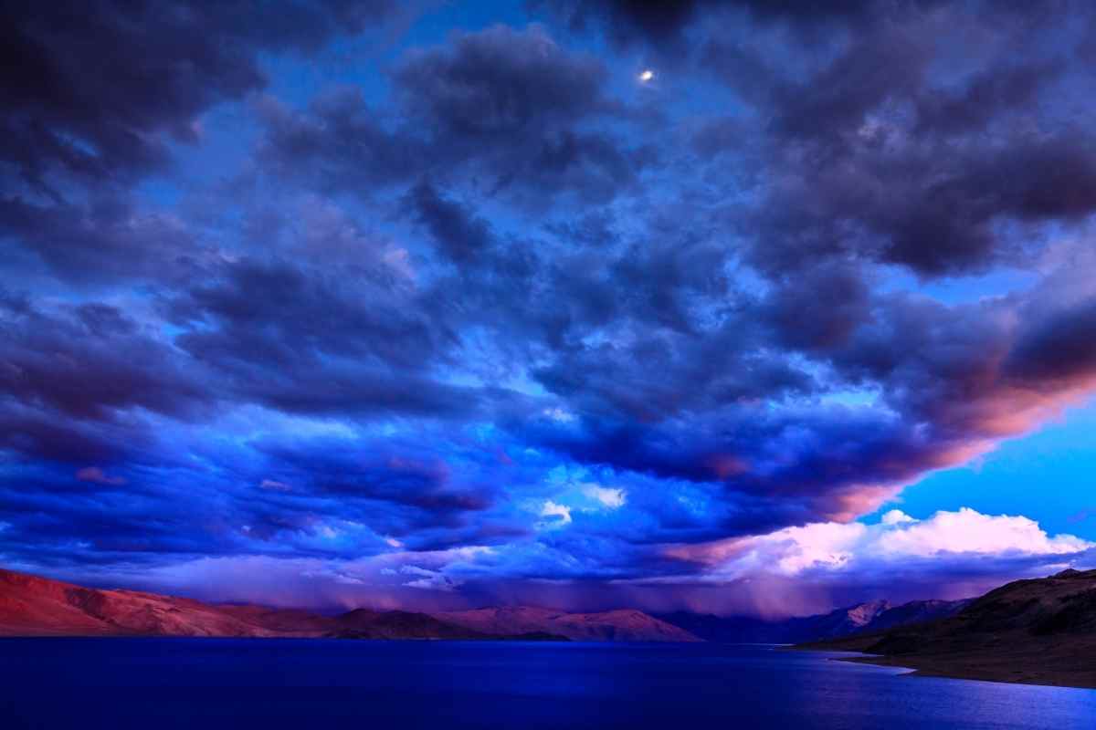 Clouds at Lake Tso Moriri