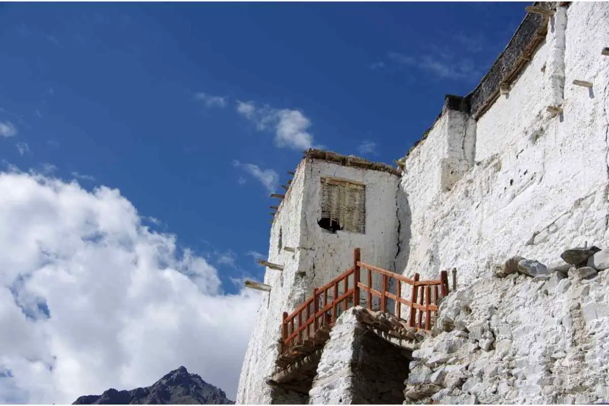 Diskit monastery in Ladakh, India