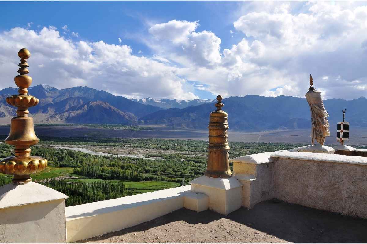 Panoramic view from Thiksey Monastery