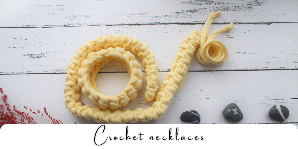 crochet accessories necklaces