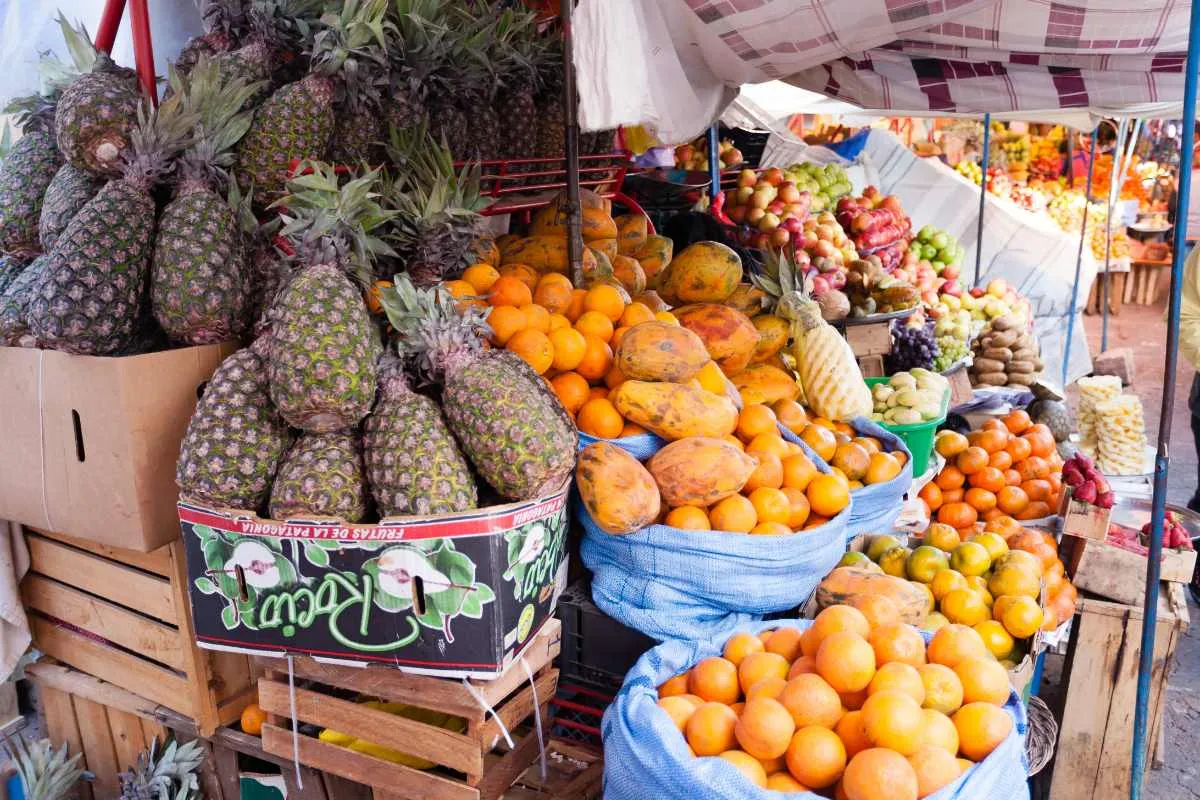 Fruits at the Market of El Alto