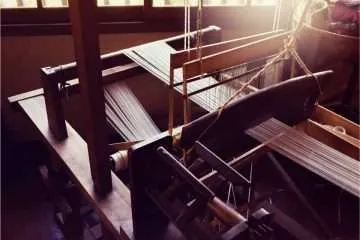 historical weaving loom