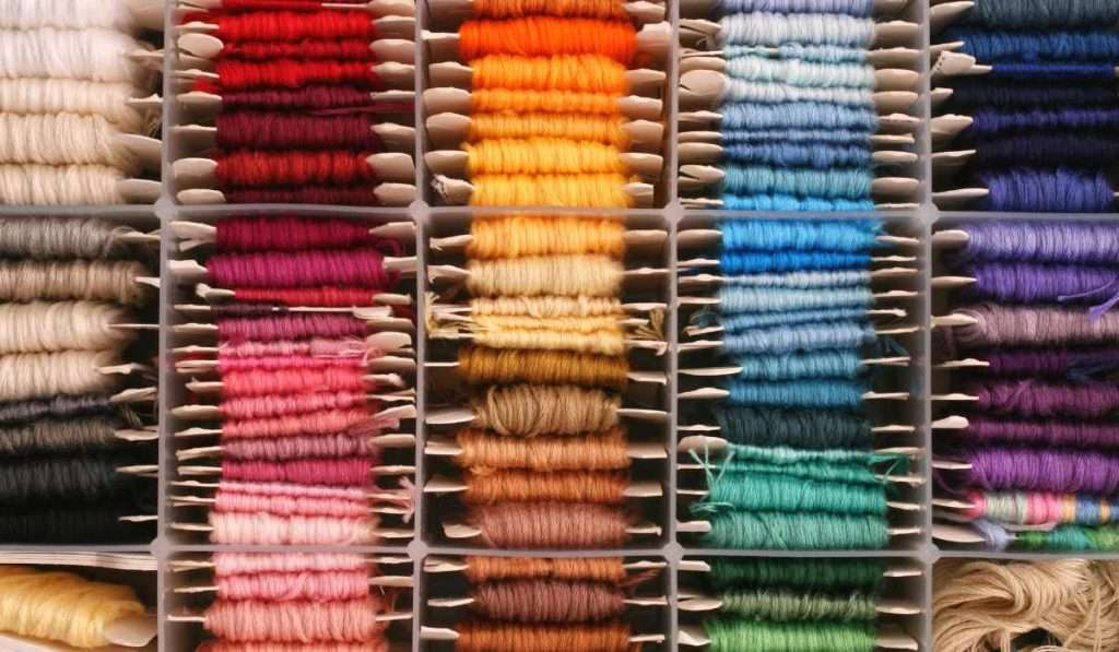 Rainbow of Embroidery Threads